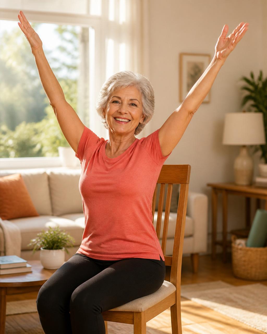 Chair dance workout